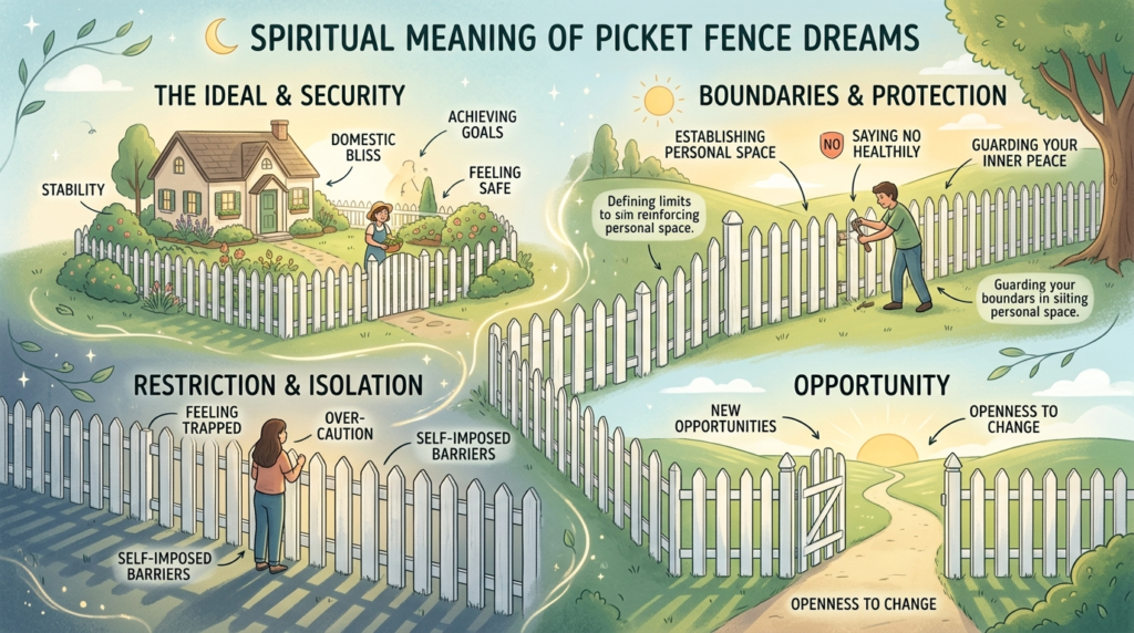 Spiritual Meaning of Picket Fence Dreams