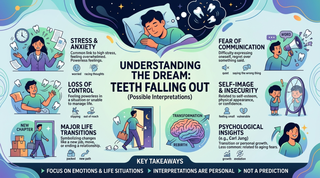 What Does Dream Meaning Teeth Falling Out Mean?