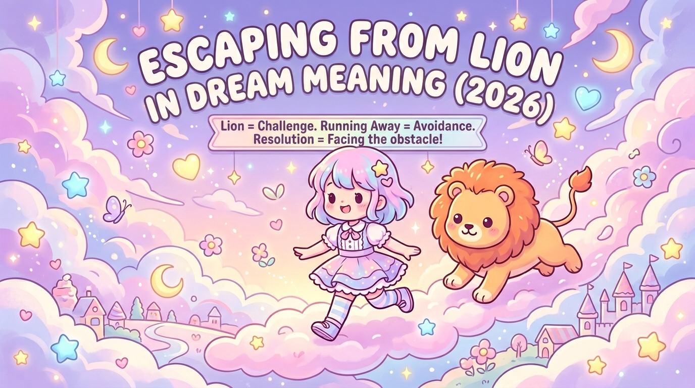 Escaping From Lion in Dream Meaning (2026)